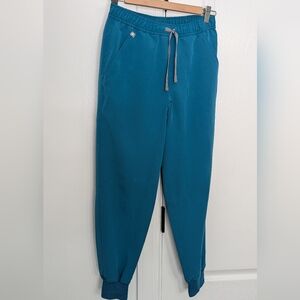 Figs Women's Teal Drawstring Jogger Sweatpants